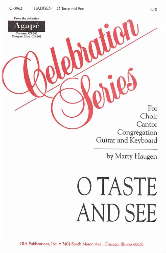 O Taste and See